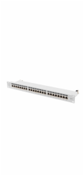 Lanberg Patch panel 1U 19 24x RJ-45 Cat.7 Šedý (PPS7-1024-S)