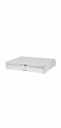 Lanberg Zásuvka pro 19palcové skříně 2U 360mm šedá 2U/483x360mm nosnost do 90kg 4bodová montáž