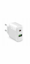 SBS Nabíječka 70W 1c + 1a bílá (LATR1A1CPD70WW)