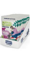 ANIMAL ISLAND Everyday Jelly Veal Box - mokré krmivo pro kočky - 12 x 85g
