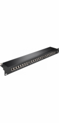 Goobay Patch panel 19 1U 24x RJ45 STP kat. 6A (90854)