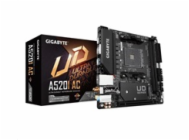 GIGABYTE MB Sc AM4 A520I AC, AMD A520, 2xDDR4, 1xDP, 2xHDMI, WI-FI, Mini-ITX
