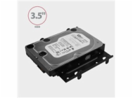 AXAGON RHD-435, kovový rámeček pro 4x 2.5" nebo 2x 2.5" HDD/SSD  a 1x 3.5" HDD do 5.25" pozice