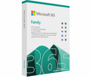  365 Family PL P10 1Y 6Users Win/Mac Medialess Box 6GQ-01...