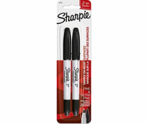 Sharpie Marker Ultra Fine Extra Fine Black 2 ks.