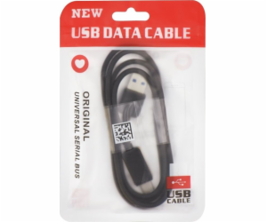 Partner Tele.com USB-A - USB-C USB kabel 1 m Černý