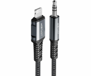 USB kabel Acefast Lightning – Mini Jack 3,5 mm 1,2 m šedý...