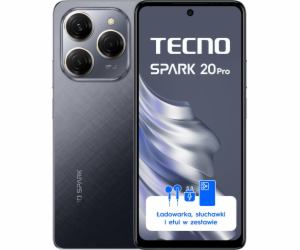 Smartphone Tecno Spark 20 Pro 8/256GB černý (KJ6_256+8_MB)