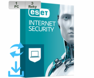 ESET Internet Security 20XX 1PC na 3r El.lic AKT