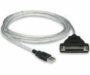 Manhattan USB-A - IEEE 1284 (LPT) USB kabel 1,8 m stříbrn...