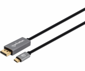 Manhattan USB-C – DisplayPort USB kabel 2 m černý (354844)