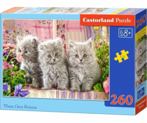 Castorland Puzzle Tři šedá koťátka