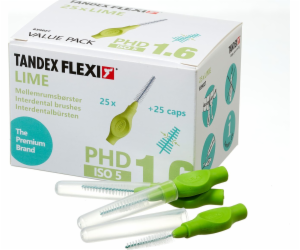 Tandex Tandex (25 ks) kuželové zubní kartáčky Lime (zelené)