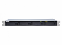 QNAP TS-431XeU-2G Turbo NAS Server, 1,7GHz QC/2GB/4xHDD/2xGL+1x10GL/USB 3.0/R0,1,5,6/iSCSI/1x240W/RACK 1U