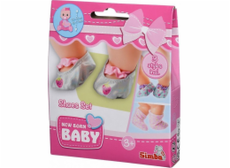 Zestaw bucików dla lalki New Born Baby 