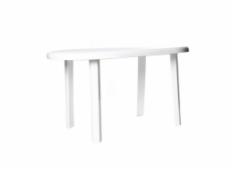 Jantar oválný stůl 85 x 135 x 70 cm bílý