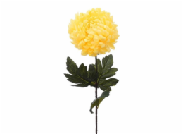 Umělá chryzantéma Jumi jednoduchá žlutá 82 cm