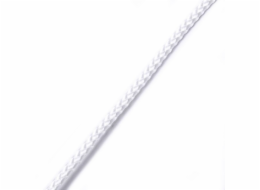 Polypropylenový kabel Stahl fi 6 mm bílý 1 m
