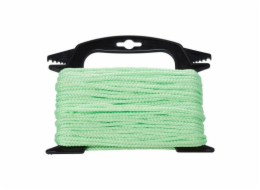 Polypropylenové pletené lano 4 mm x 20 m zelené