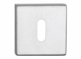 Dveřní značka Metalbud dolní čtverec s klíčem z nerezové oceli