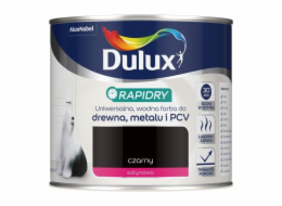 Akrylový smalt Dulux Rapidry černý 0,4 l