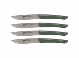 Berkel steak knife set 4-pcs. Color green