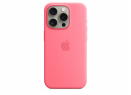 iPhone 15 ProMax Silicone Case with MS - Pink