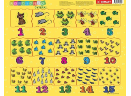 Puzzle Demart Frame - Čísla pro děti