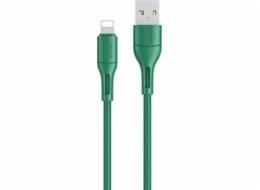 Usams USB-A – Lightning kabel 1 m zelený (SJ500USB04)