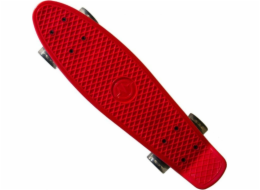 Master Skateboard Mini Longboard Skateboard - červený