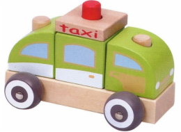 iBOX Dřevěné taxi auto (W05C010)