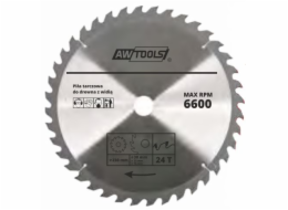 AWTools kotoučová pila na dřevo 250 x 30/22/16 mm 40z (AW48477)