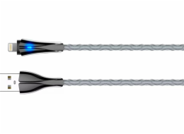 LDNIO USB-A – Lightning kabel 1 m šedý (5903031036299)