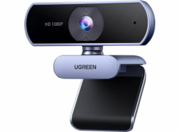 Webová kamera Ugreen 15728 USB webová kamera s mikrofonem (stříbrná)