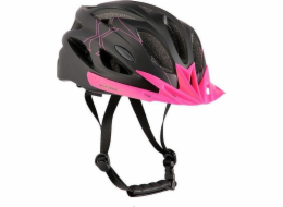 Nils Extreme Cyklistická helma na kolečkové brusle/skateboard Nils Extreme MTW291 černá a růžová velikost L (55-61CM)