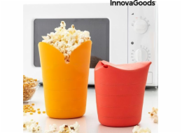 InnovaGoods Skládací silikonové stroje na popcorn InnovaGoods Popbox (2 kusy)