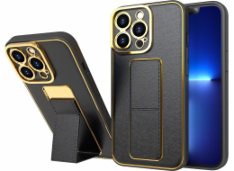 Pouzdro Hurtel New Kickstand Case pro Samsung Galaxy A12 5G se stojánkem, černé