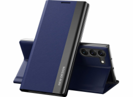 Pouzdro Hurtel Sleep Case Pro pro Samsung Galaxy S23 s vyklápěcím stojánkem, modré