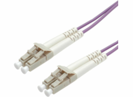 Propojovací kabel Roline Fiber optic, 50/125um, LC-LC, OM4, 5m, fialový (21.15.8755)