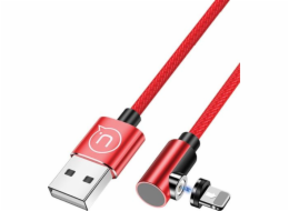 Usams USB-A – Lightning kabel 1 m červený (63289)