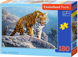 Castorland Puzzle 180 Tygr na skále CASTOR