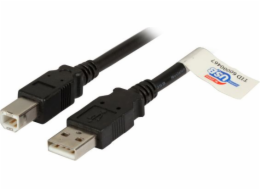 EFB USB kabel USB-A – USB-B 1 m černý (K5256SW.1)