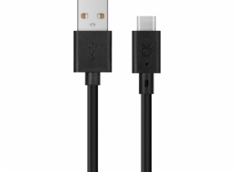 Xqisit USB-A - USB-C USB kabel 3 m černý (112294)