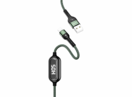 Usams USB-A – Lightning kabel 1,2 m černý (63801-uniw)