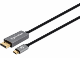 Manhattan USB-C – DisplayPort USB kabel 2 m černý (354844)