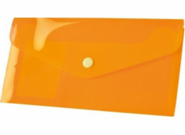 Obálka Tetis DL PP se sponou, oranžová. (12ks) BT612-P