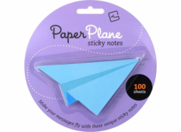 Thinking Gifts Paper Plane – lepicí papírky – modré (335154)