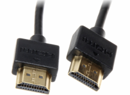 HDMI - HDMI kabel 2m černý (HDMI-2.0/SLIM)