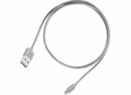 SilverStone USB-A - Lightning USB kabel 1 m Graphite (52014)