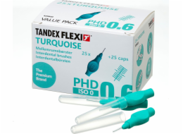 Tandex Tandex (25 ks) Zubní kartáčky Flexi X-micro Turquise (mořské)